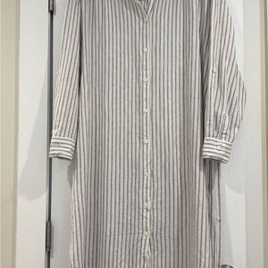 Gap Striped Women’s Shirtdress Linen